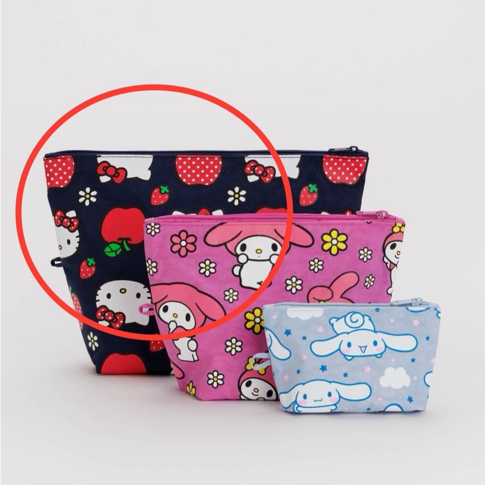 BAGGU Go Pouch Set Hello Kitty and Friends (Large)